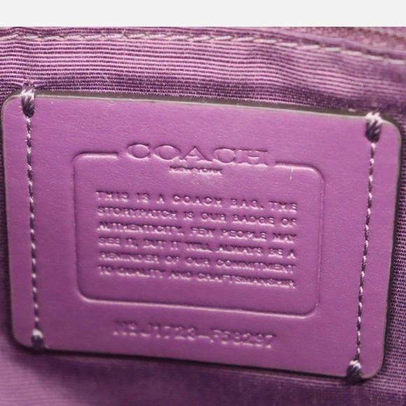 COACH Signature Used Shoulder Bag PVC Leather Brown Myanmar Authentic #BE924 M - Picture 11 of 11